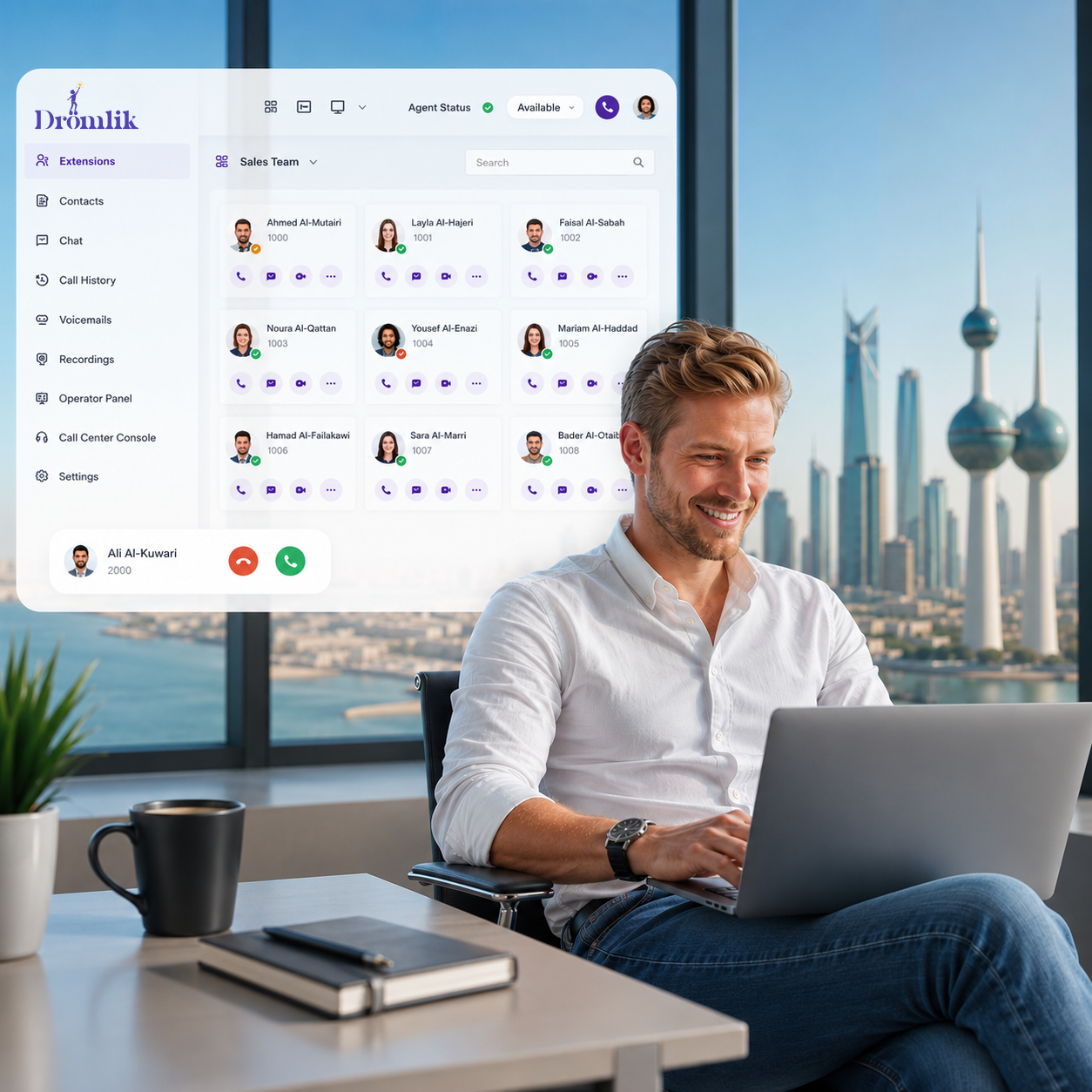 Cloud business phone system for the Middle East